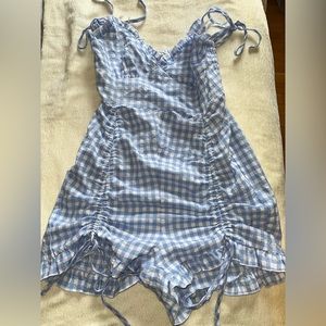 Blue Shein Romper.